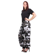 Womens City Camo Paratrooper Fatigues  - Model View