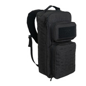 Black Tactical Single Sling Pack w/ Laser Cut MOLLE - View
