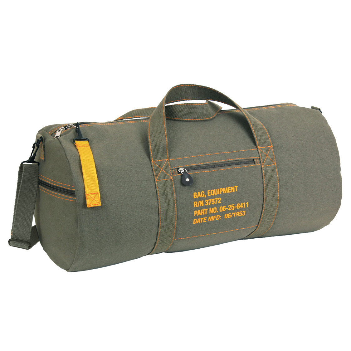 canvas duffle bag military