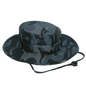 Midnight Camo Outdoor Adjustable Boonie Hat - View