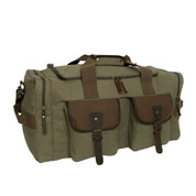 Long Journey Canvas Travel Bag - Front View