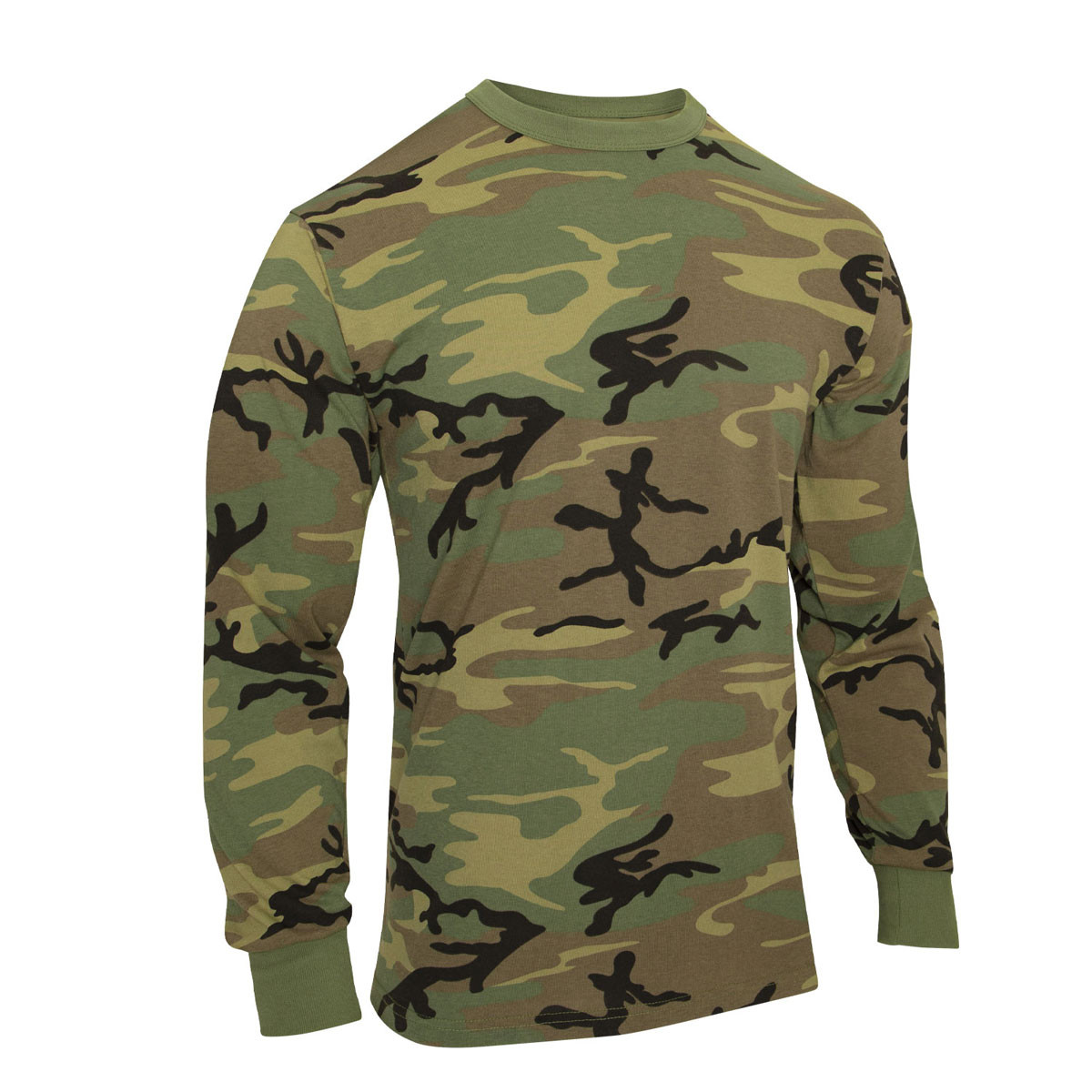 Shop Vintage Camo Long Sleeve T Shirt Fatigues Army Navy
