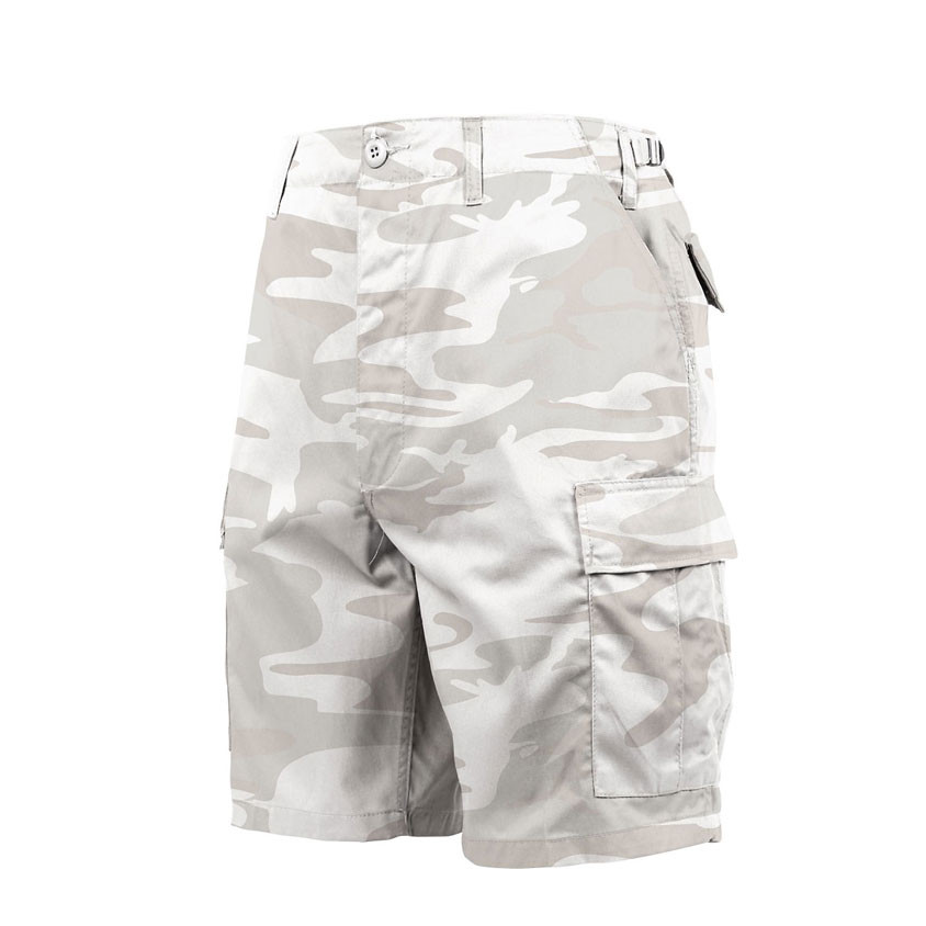 Shop White Camo BDU Shorts Fatigues Army Navy
