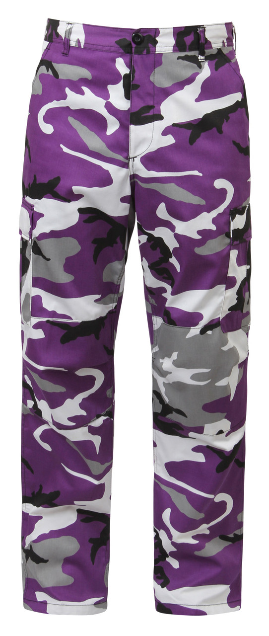 Shop Purple Camo BDU Pants Fatigues Army Navy Gear