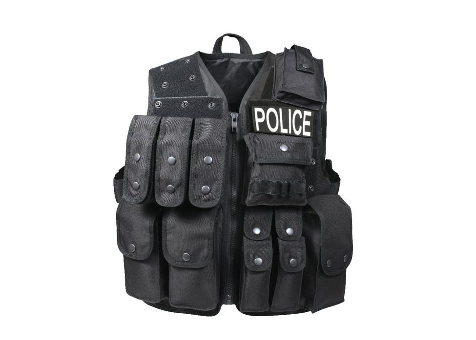Shop Black Tactical Raid Vest - Fatigues Army Navy Gear