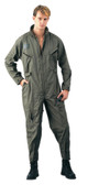 Olive Drab Military Air Force Style Flight Suits - View