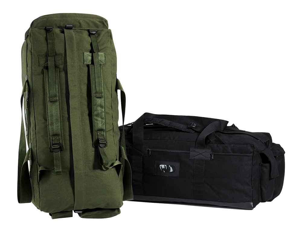 Backpack duffle bag combo