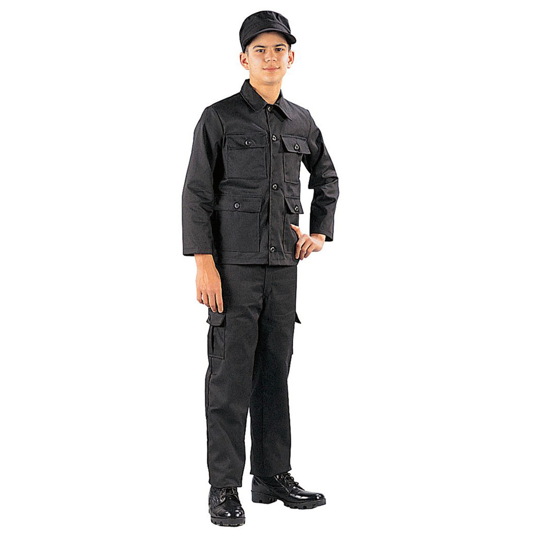 Shop Kids SWAT Black Fatigue Pants - Fatigues Army Navy Gear