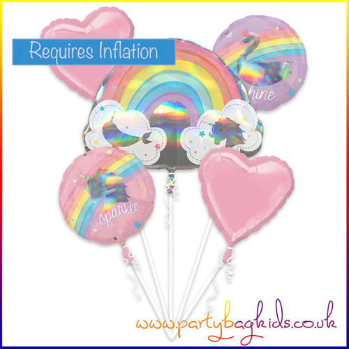 Magical Rainbow Balloon Bouquet Kit