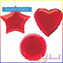 Ruby Red Foil Balloon Shape Selection