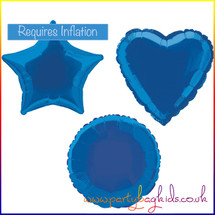 Royal Blue Foil Balloon Shape Selection