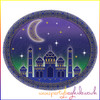 Eid Themed Oval Paper Serving Plate