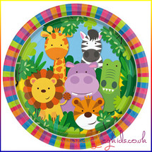 Jungle Animal Party Plate