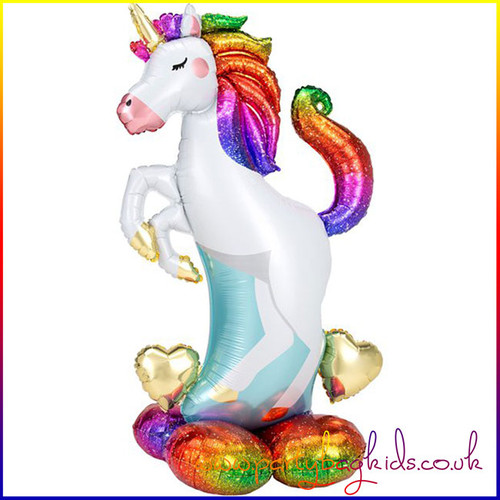 AirLoonz Unicorn Air Filled Foil Balloon Display