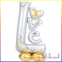 AirLoonz Love  Air Filled Foil Balloon Display