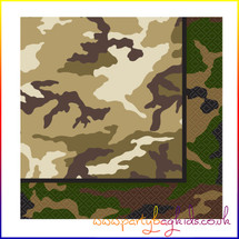 Camouflage Party Napkins