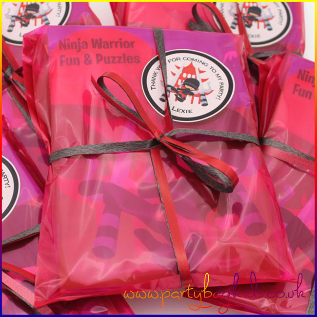 Ninja Themed Racing Party Bag
