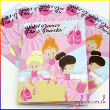 Ballet Activity Booklet Front Cover