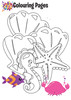 Mermaids Activity Booklet Colouring Page