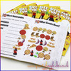Pizza Party Activity Booklet Internal Pages