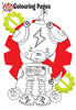 Robots Activity Booklet Colouring Pages