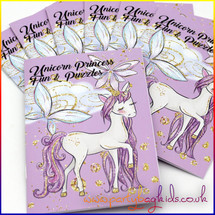 Unicorn Princess Activity Booklet Front Cover