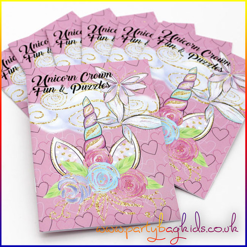 Unicorn Crown Activity Booklet Front Cover