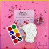 Paint your own cookie kit - Valentines Bear