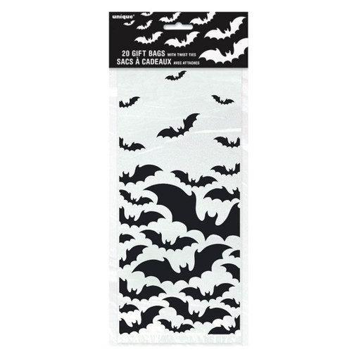Batwing Cellophane Halloween Themed Party Loot Bags | Party Bag Kids