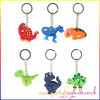 A collection of 6 Dinosaur themed keychains in assorted designs, ideal for party favours, lucky dip prizes, or stocking fillers for kids.