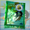 Pirate Party Bag Personalised in Green Coloured Cello