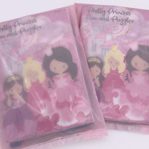 Pretty Princess Girls Party Bag Wrapped in Baby pink Cello