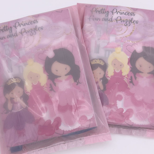 Pretty Princess Girls Party Bag Wrapped in Baby pink Cello