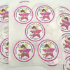 Gymnast Personalised Stickers for Party Bags