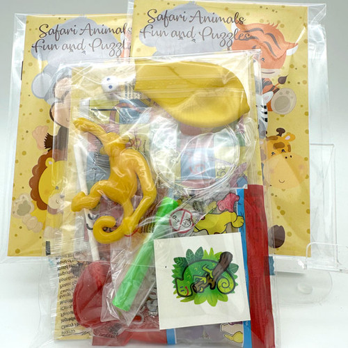 Safari Animals Party Bag filler pack for children's birthday parties