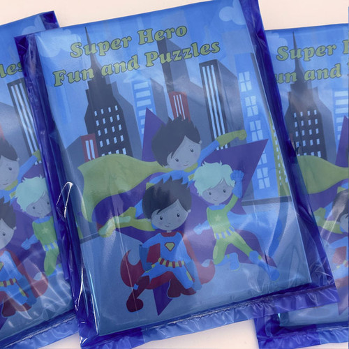 Super Hero Party Bag in Royal Blue