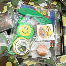 Camouflage Party Bag filler pack for boy’s birthday parties | Contents View