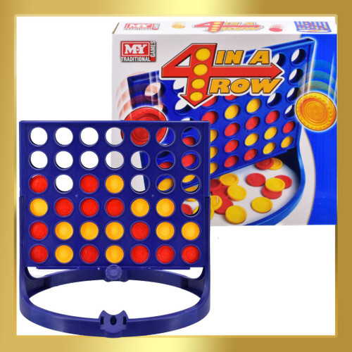 Line Up 4 Board Game | Classic Strategy Game for Kids & Family | Ages 3+ 