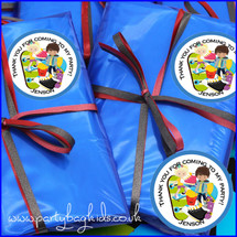 Mischief Maker Personalised Filled Party Bag in Royal Blue