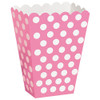 Hot Pink Polka Dot Treat Box for Girls Parties