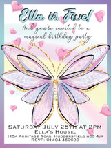 Fairy Wings Party Invitations