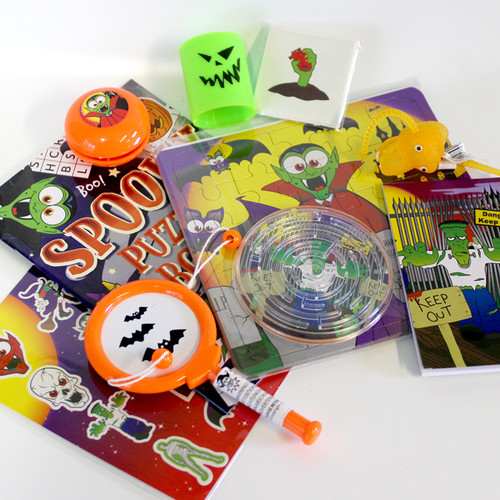 Multi pack halloween party bag fillers and prizes