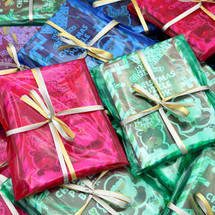 Multi Coloured Christmas Party Parcels