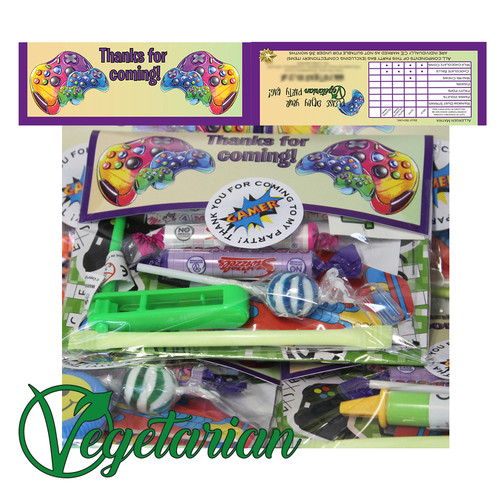 Vegetarian Gaming Party Bag