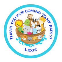 Noah's Ark Party Stickers