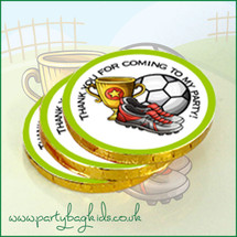 Football with Trophy  Chocolate Coins