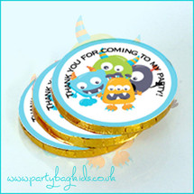 Monster Themed Chocolate Coins