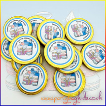 Pile of Pamper Chocolate Coins