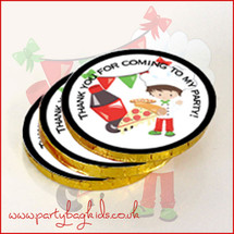 Pizza Party Chocolate Coins