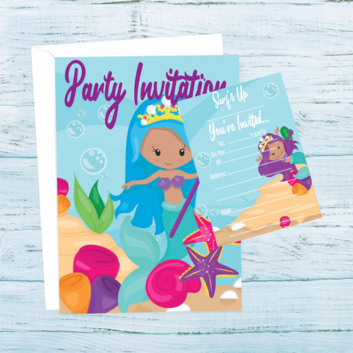 Mermaids Party Invitations